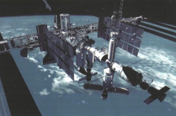 Предполагаемый облик полномасштабной Международной космической станции в XXI в.