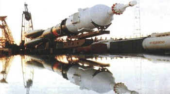 Ракета-носитель Союз с транспортным кораблем Союз